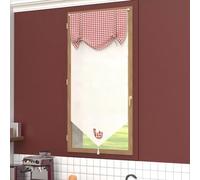 Soleil d'ocre, Paulette Half Curtain Cotton 60 x 120 cm