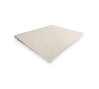 Soleil d'ocre, Percale Flat Sheet, Cotton, Ecru, 240 x 300 cm
