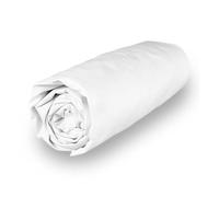Soleil d'ocre, Polycotton Fitted Sheet 90 x 190 cm Percale White