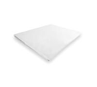 Soleil d'ocre, Polycotton Flat Sheet 260 x 300 cm Percale White, Ideal for Seasonal Rental and Hospitality