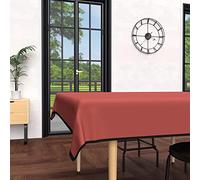 Soleil d'ocre, Rectangular Stain Resistant Microfibre Tablecloth 160 x 270 cm Bohemian Brick