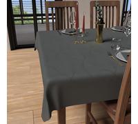Soleil d'ocre, Rectangular Stain Resistant Tablecloth 150 x 250 cm Grey