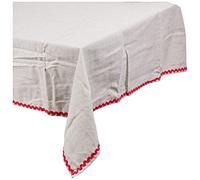 Soleil d'Ocre Rectangular Tablecloth with Cockerel Motif 140 x 240 cm Cotton Jacquard Off-White