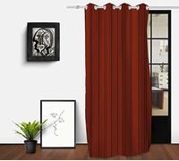 Soleil d'ocre Rideau for eyelets, eyelets, orange, 140 x 250 cm