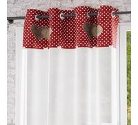 Soleil d'ocre Sail with Eyelets 135 x 250 cm Cotton Love Red