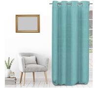 Soleil D'Ocre Sheer curtains BOHEME in Blue 135x250 cm