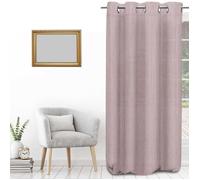 Soleil D'Ocre Sheer curtains BOHEME in Pink 135x250 cm