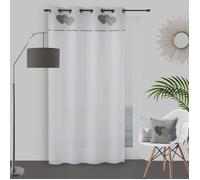 Soleil D'Ocre Sheer curtains LOVE in Grey 135x250 cm