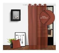 Soleil D'Ocre Sheer curtains SPIRIT in Orange 135x250 cm