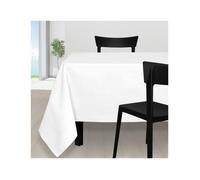 Soleil D'Ocre Tablecloth ALIX in White 140x240 cm