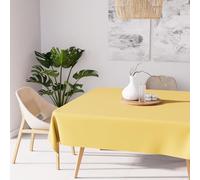 Soleil d'ocre, Tablecloth Stain Protection Square 140 x 140 cm Alix Yellow