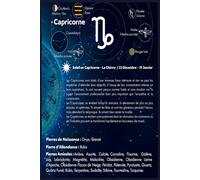 Soleil en Capricorne: Les pierres du Capricorne et ses rituels (Lithothérapie des signes solaires)
