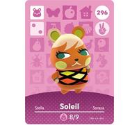 Soleil - Nintendo Animal Crossing Happy Home Designer Amiibo Card - 296