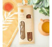 Soleil Orange Blossom Incense Gift Set - 20 Hand-Rolled Sticks & Ash Catcher