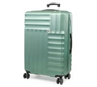 Soleil Wheeled Hard Sided Suitcase with TSA Approved Luggage Locks Pierre Cardin Olive Medium