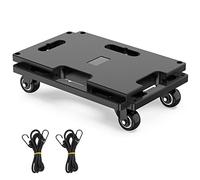SOLEJAZZ Moving Furniture Dolly Connectable, 200KG Capacity Piano Moving Dolly, Heavy Duty 4 Wheel Moving Cart for Moving Heavy Furniture, Black, 1 Pack