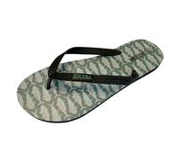 Solema Slip-on Mens Beach Pool Fashion Flip Flops Slide Sandals Slippers Shoes, Green Sharks, EU 45, UK 10.5