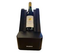 Solenco Life Precision Wine Bottle Cooler, Wine Chiller for Red, White and Champagne, 20°C to 5°C Thermoelectric Cooling, Colour Status Lighting, Touch Controls, No-Ice Hosting Centrepiece
