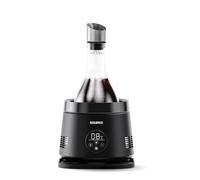 Solenco Life Wine Cooler with Integrated Decanter, Precision Serving Temperature, Thermoelectric Cooling, Ambient Lighting, 60W, No-Ice Wine Presentation Centrepiece for Hosting and Gifting