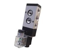 Solenoid Air Valves Plate Mounting 4M310-08/10 Port 1/4 3/8 Inch 220V AC 5 Way Control Valve Pneumatic Single Coil 1Pcs(220v,4M310-08)