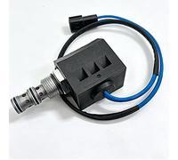 Solenoid Coil 14x8x9cm for Develon 225 300-5 300-7(24V 24V) | for premium aluminum alloy, resistant, silver finish, withstands harsh industrial sites