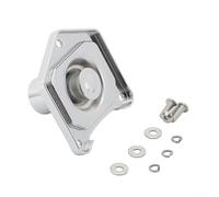 Solenoid Cover, 1 Pack CNC Aluminum Push Button Starter Direct Activation Bypass Relay Metal Construction Fitment for Motorcycle Customization(SIlver)