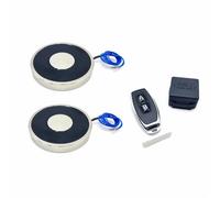 Solenoid Electromagnet Wireless Remote Control 12V Cylinder Electric Magnet Magnetic Controller 1Pcs(2 magnets and remote)