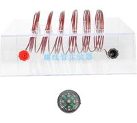 Solenoid Experiment Demonstrator - Shows Current-Magnetic Field Relationship, Left-Hand Rule & Ampère's Law