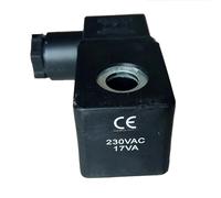 Solenoid Pulse Valve Coil Pilot Head Spool Assembly 230VAC 17VA 24VDC 17W Inner Diameter 10mm Height 30mm(Valve AC220V)