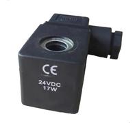 Solenoid Pulse Valve Coil Pilot Head Spool Assembly 230VAC 17VA 24VDC 17W Inner Diameter 10mm Height 30mm(Valve DC24V)