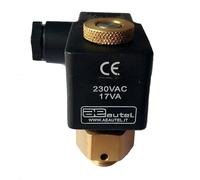 Solenoid Pulse Valve Coil Pilot Head Spool Assembly 230VAC 17VA 24VDC 17W Inner Diameter 10mm Height 30mm(Valve Set AC220V)