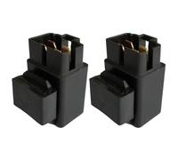 Solenoid Relay Motorcycle Electrical Starter Relay For CE50 Champ100 YFM100 Big Wheel 200 BW200E 350 BW350 Indicator Solenoid Switch Electrical Switch(2 pcs)