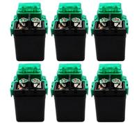 Solenoid Relay Motorcycle Starter Relay For VFR750 VFR800 Interceptor VT125 VT750 Shadow Solenoid Turn Signal Electrical Flash Switch Electrical Switch(6 pcs)