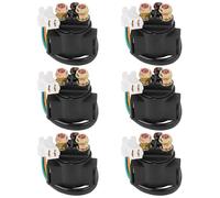 Solenoid Relay Motorcycle Starter Relay Solenoid For BW200E BW350 Big Wheel FJ600 SR185 SR250 TRX250 Indicators Flasher Switch Electrical Switch(6 pcs)
