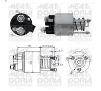 Solenoid Switch, starte MEAT & DORIA 46101 for AVENSIS (_T22_) 2 1997-2003