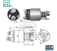 Starter solenoid switch 46005 MEAT & DORIA for OPEL ASTRA G Hatchback CORSA C