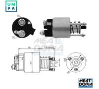 Starter solenoid switch 46102 MEAT & DORIA for TOYOTA MR2 III COROLLA AVENSIS