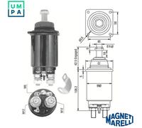 MAGNETI MARELLI 940113050312 Solenoid Switch, starter