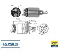 Solenoid Switch, starter MAGNETI MARELLI 940113050189