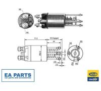 Solenoid Switch, starter MAGNETI MARELLI 940113050460
