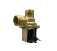 Solenoid Valve 1/2'' Normally Closed 220V DC 12V 24V DN15 G1/2 Brass Electric Solenoid Valve Water Inlet Switch with Filter(220V)