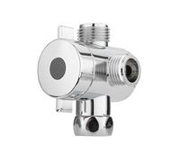 Solenoid Valve 1/2 Valve Head Bathroom Accessories Water Separator Switch Adapter Adjustable Control 3 Way Connector Shower Diverter(3 Way Diverter B)