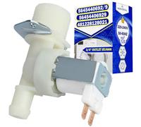 Solenoid Valve 1-Way for Washing Machine with the Original Code 5645440692/9 for Electrolux for Zanker 481228128021 for Whirlpool for Bauknecht - Warranty 10 Years - MONTERAL