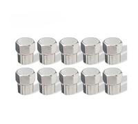 Solenoid Valve 10Pcs Tire Cap with O Rubber Ring Plastic Chrome Dust Proof Covers Cars Bicycle Trucks Motorcycles Accessories Valve