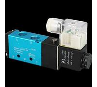 Solenoid Valve 2 Position 5 Way 4V210-08 Pneumatic Air Electrical Control 4V310-10 4V410-15 1Pcs(4m310-10 Dc24)
