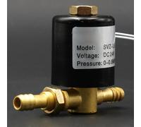 solenoid valve 220v 36v 24v orifice 3.5mm two position two way valve VZCT argon arc welding machine(8MM HOSE_DC24V)