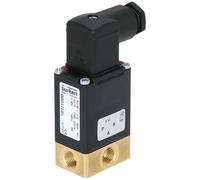 Solenoid Valve 3/2 Mixing NPT 1/4'' Brass FKM 0-6bar/87psi 24VDC Oxygen Fat/Oil Free 0330 155298
