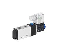 Solenoid Valve 4v210-08 reversing Valve Pneumatic Control Valve AC220V/110V/380V DC12V/24V Two-Position Five-Way Electronic Valve(5V)