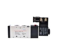 Solenoid Valve 4V310 4V320 4V330 220V 110V 24V 12V Terminal/Grommet Type Single/Double 1Pcs(4V330C-10,DC 12V)