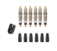 Solenoid Valve 6/12PCS Bicycle Valve Core Remover Set Brass Replacement Tool for Tubeless Tires Road MTB Bikes(6V6V1 pcs Plastic)